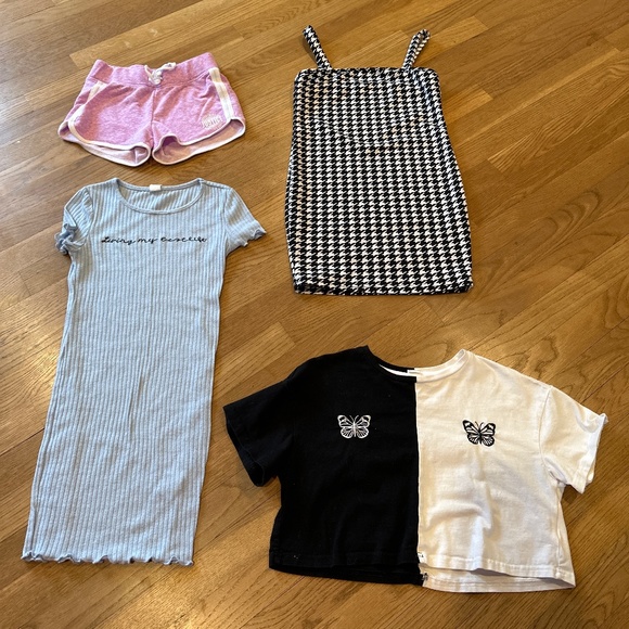 SHEIN Other - Bundle girls cute trendy dresses, top and shirts